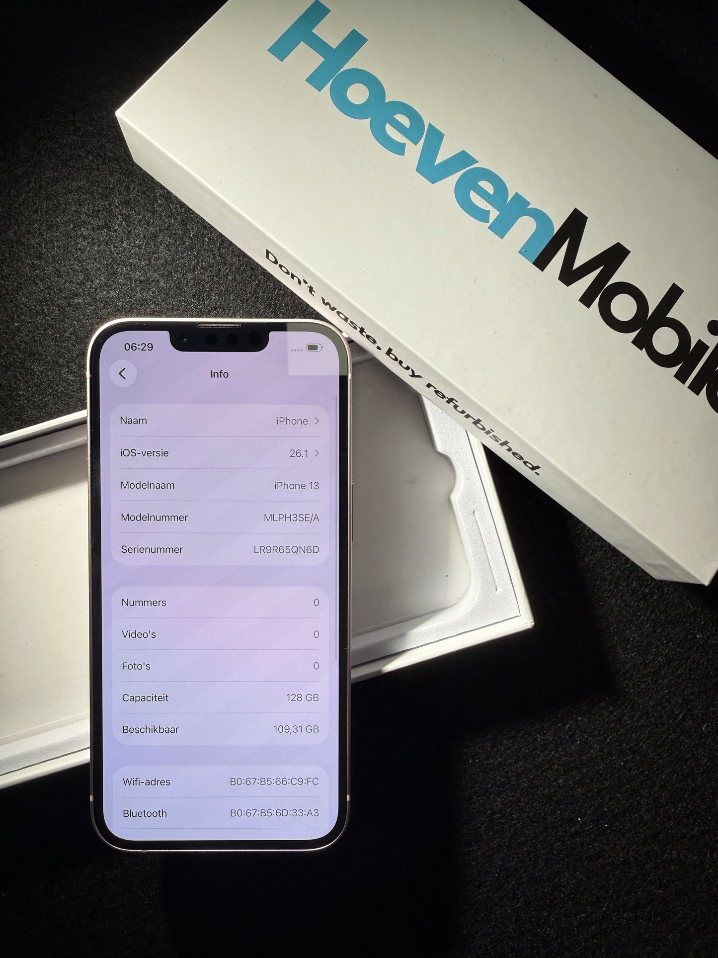 iPhone 13 128GB (UITSTEKEND)