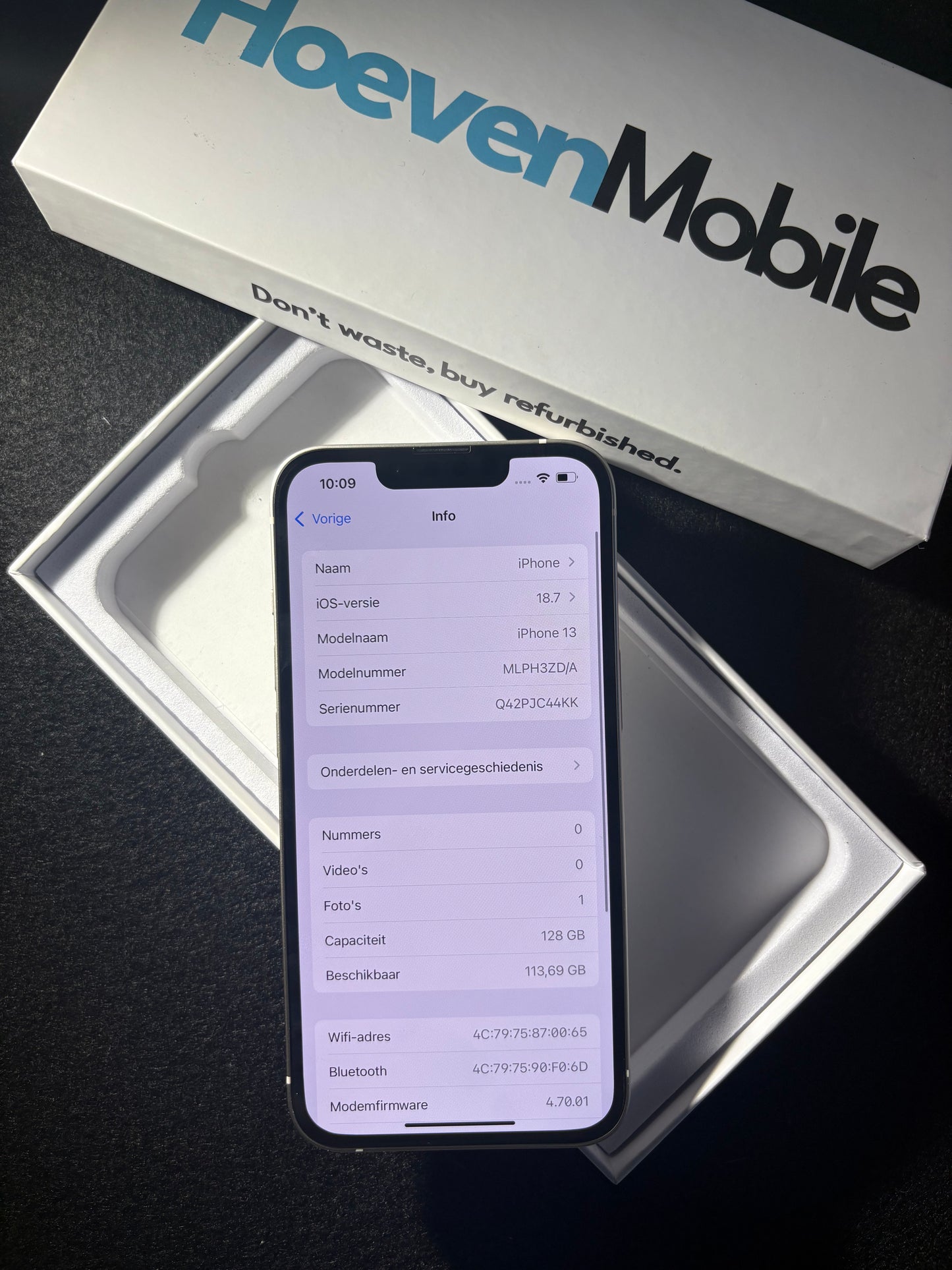 iPhone 13 128GB A Grade (UITSTEKEND)