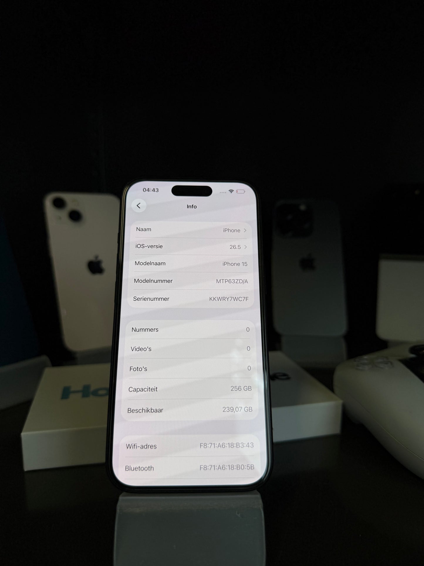 iPhone 15 256GB (Zeer Goed)