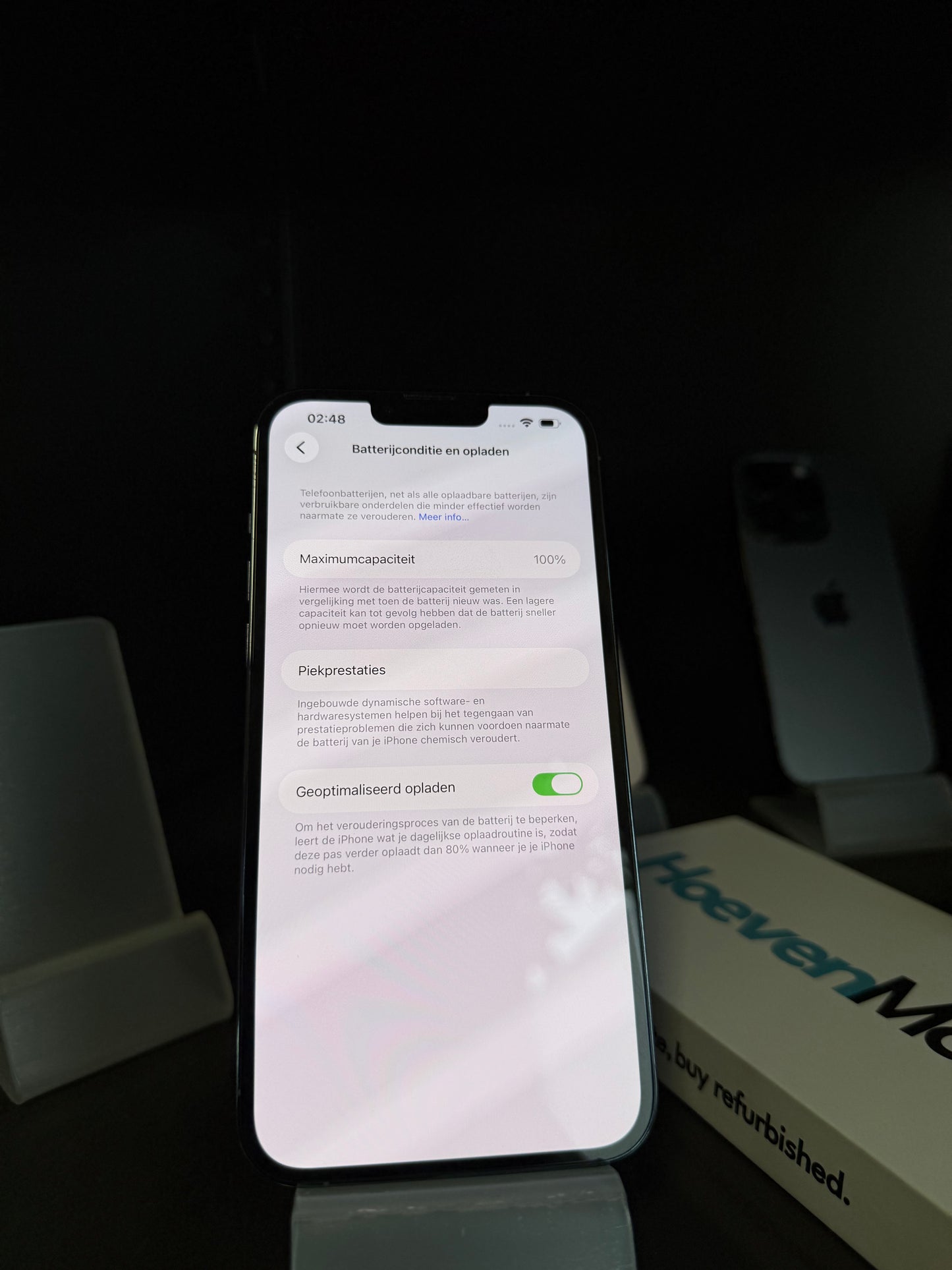 iPhone 13 Pro Max 128GB (Uitstekend) Nieuwe Batterij