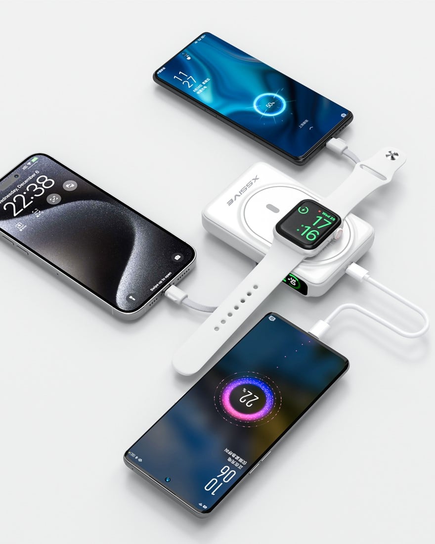 Xssive magnetische draadloze powerbank 10.000mAh