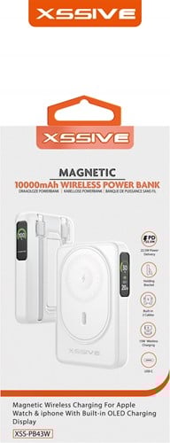 Xssive magnetische draadloze powerbank 10.000mAh