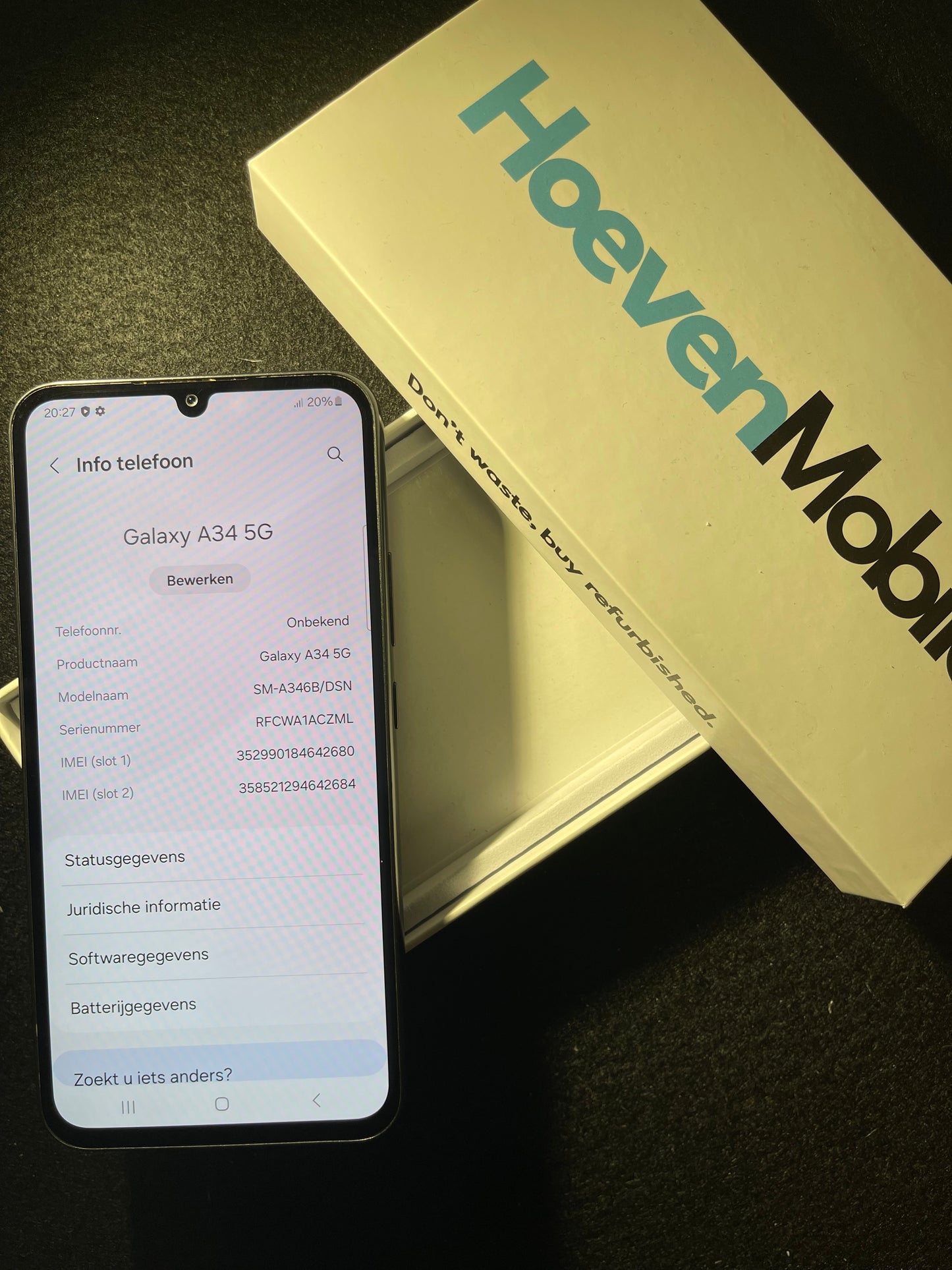 Samsung A34 5G 128GB (Goede Staat)