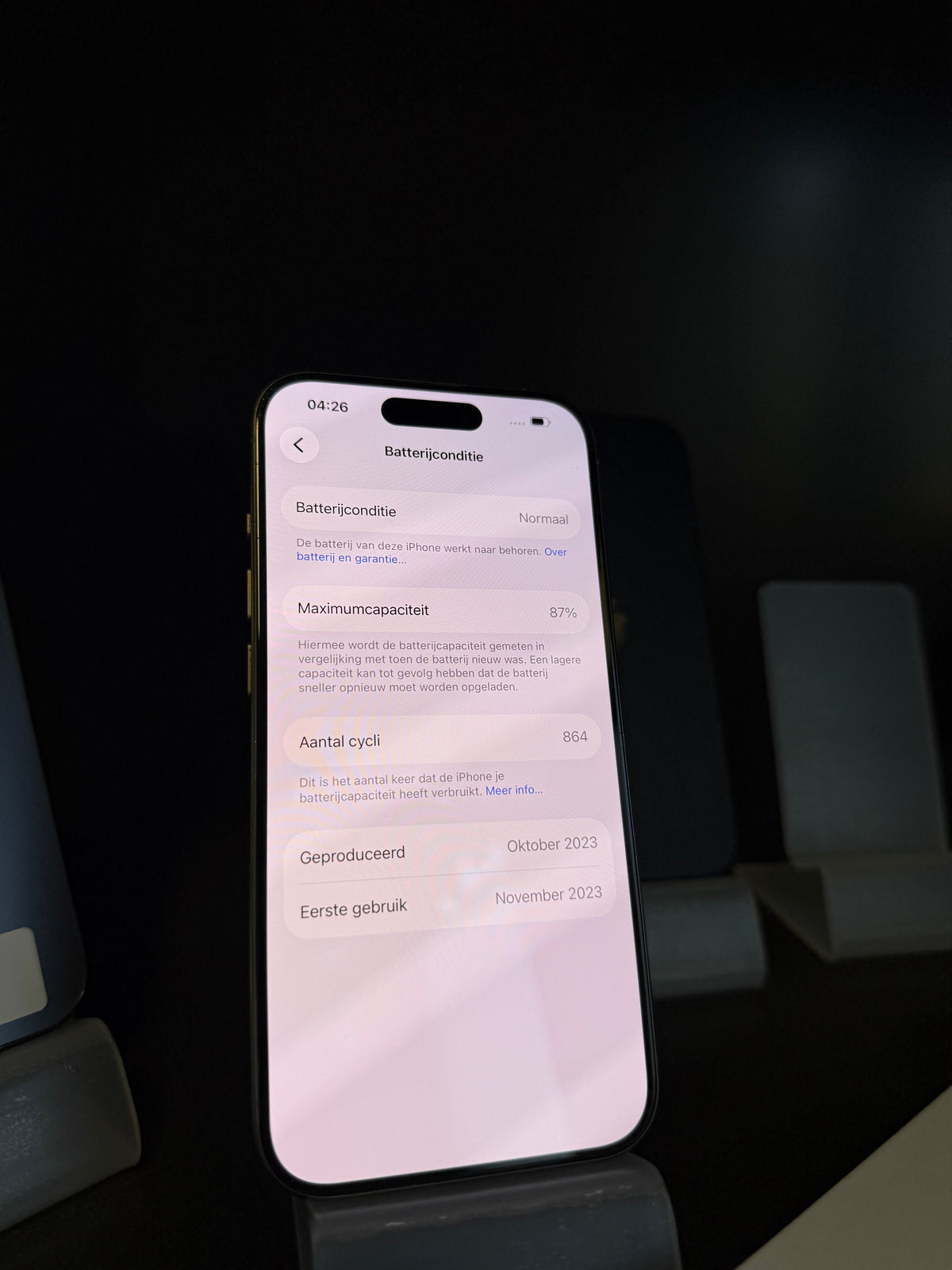 iPhone 15 Pro 128GB (Zeer Goed)