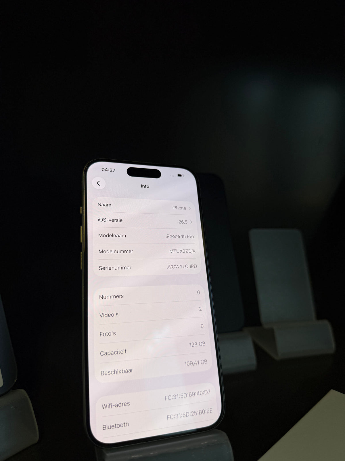 iPhone 15 Pro 128GB (Zeer Goed)
