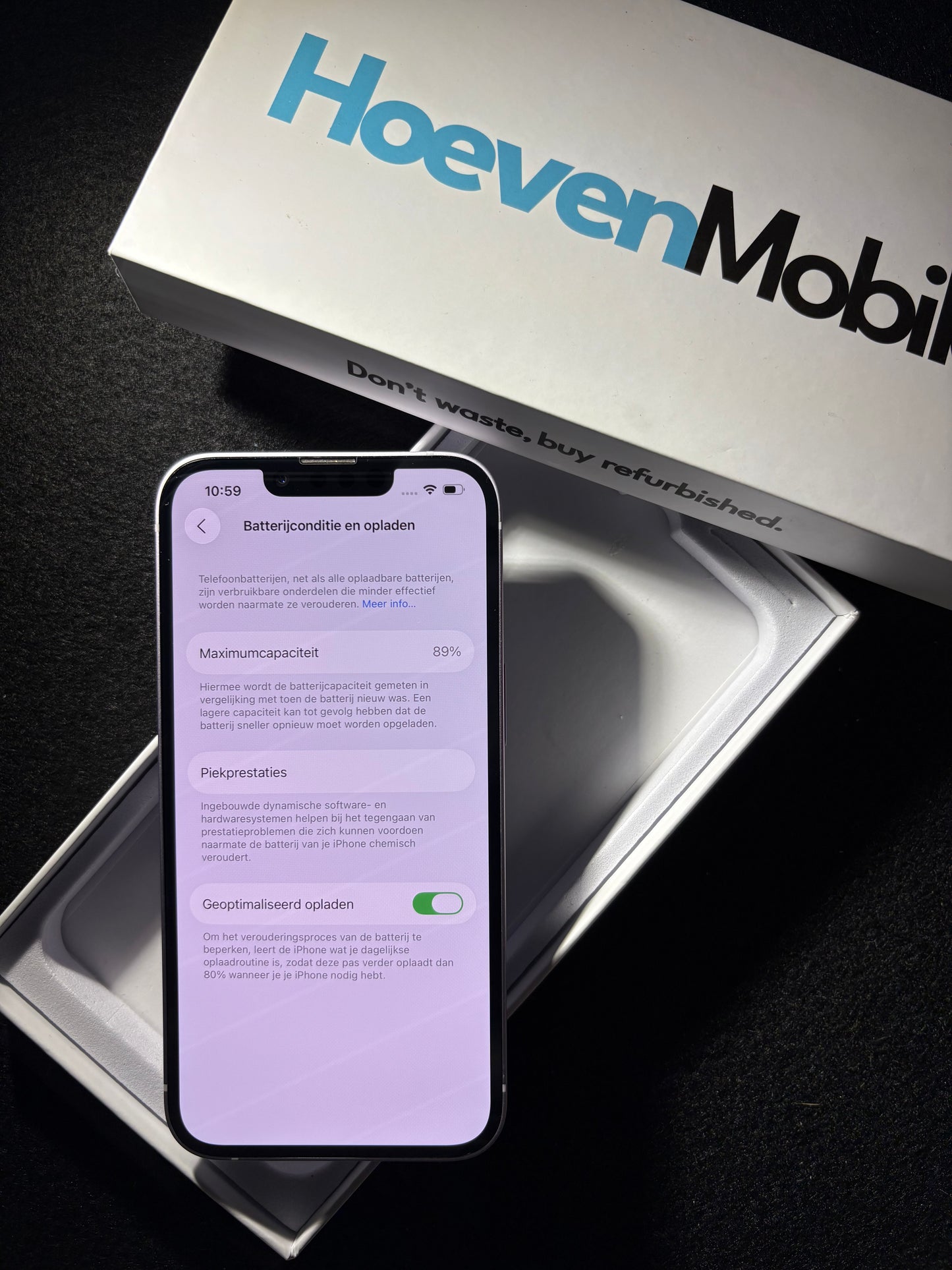 iPhone 14 128GB (UITSTEKEND) + Nieuwe batterij