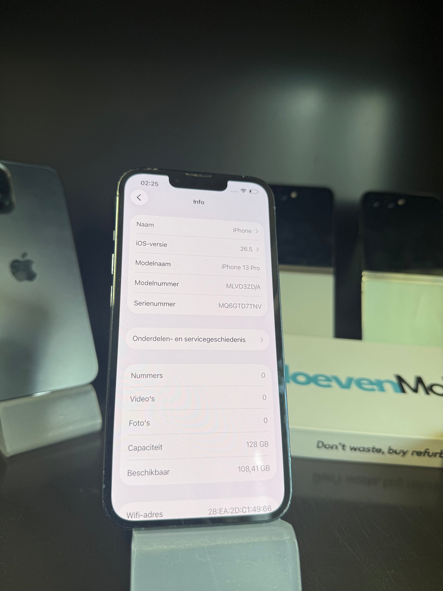 iPhone 13 Pro 128GB (Goed) + Nieuwe Originele Accu