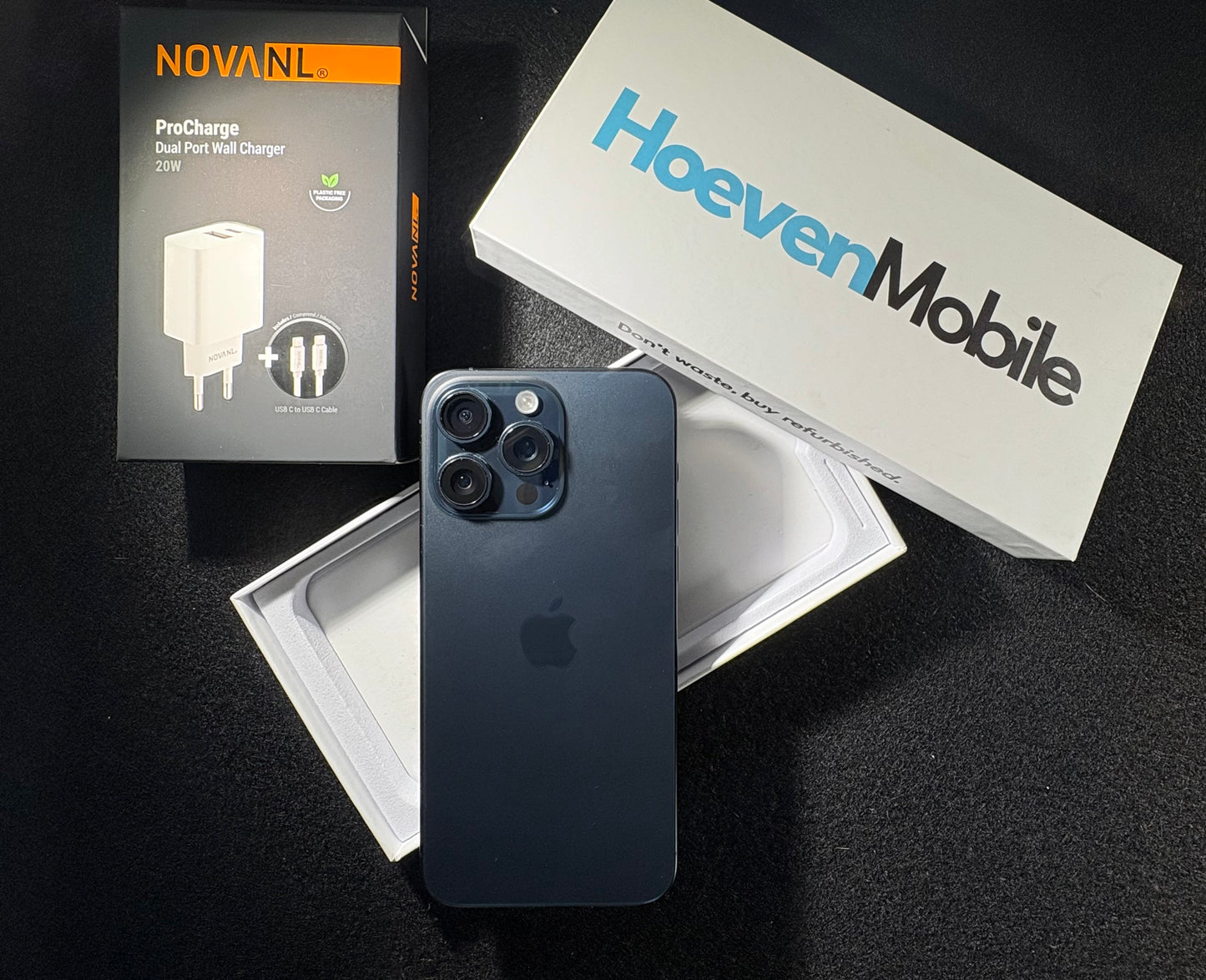 iPhone 15 Pro Max 256GB (UITSTEKEND)