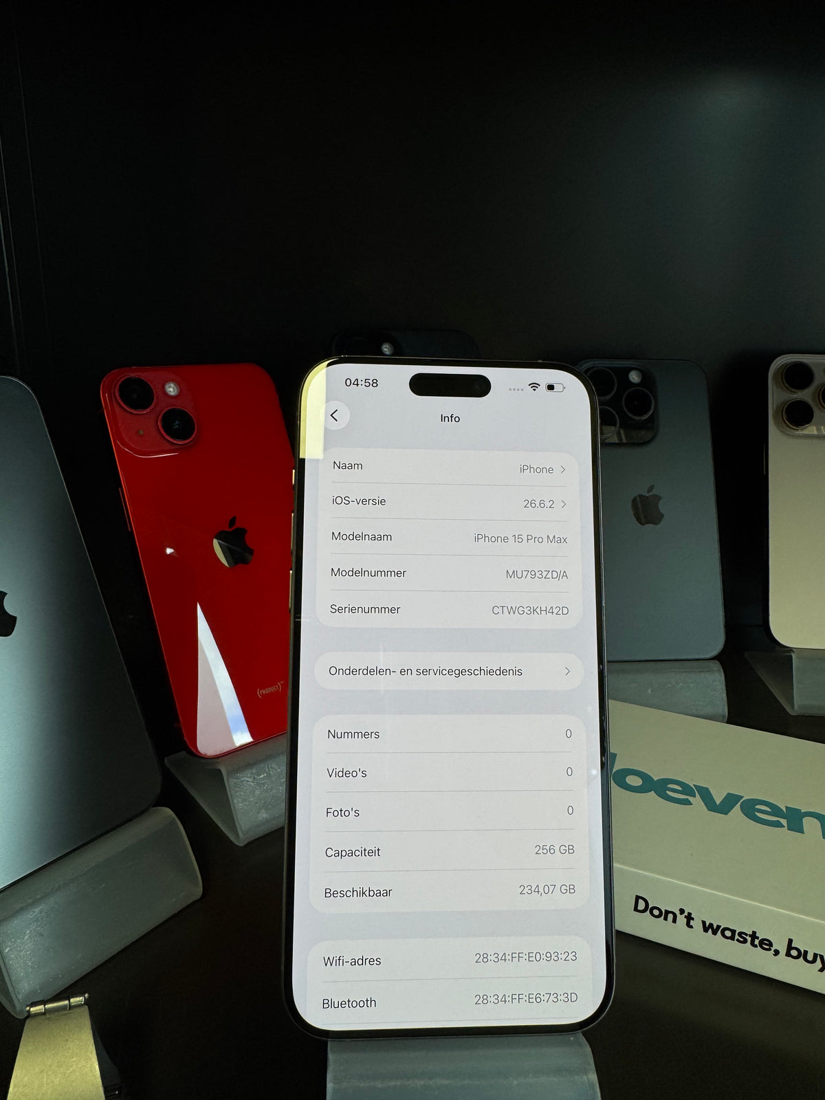 iPhone 15 Pro Max 256GB (Uitstekend)