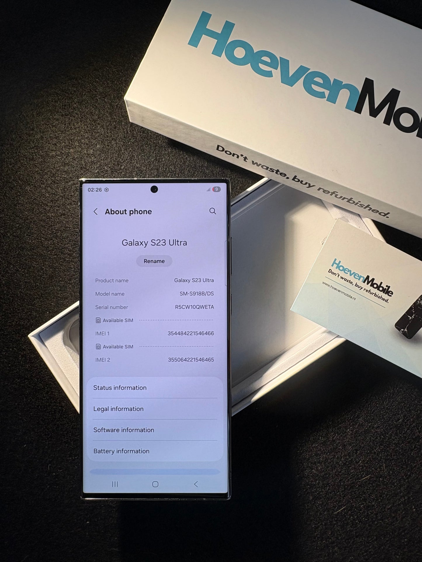 Samsung S23 Ultra 512GB (B Grade)